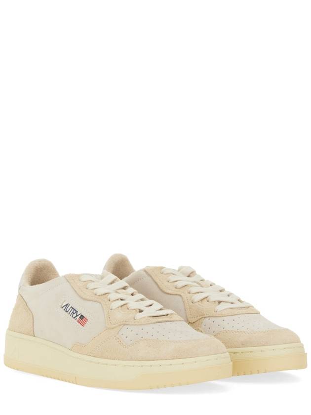 Medalist Logo Patch Low-Top Sneakers Beige - AUTRY - BALAAN 4