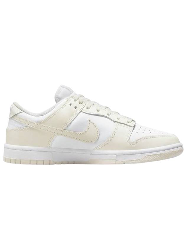 Women's Dunk Low Top Sneakers White Saeil - NIKE - BALAAN 1