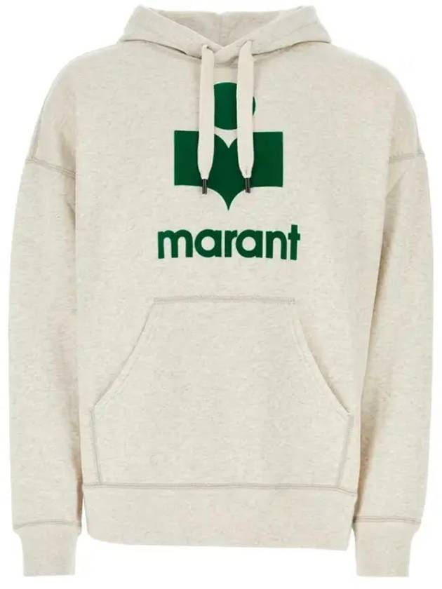 Miley Logo Cotton Hoodie Beige - ISABEL MARANT - BALAAN 2