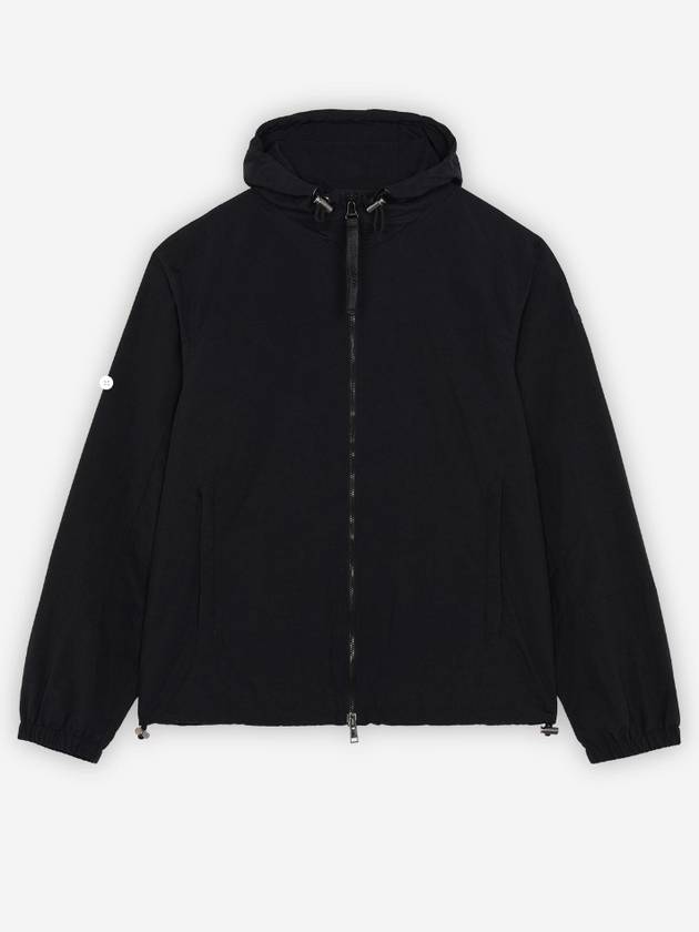 22FW Black Technical Windbreaker Windbreaker JM02216WQ0010 - MAISON KITSUNE - BALAAN 1