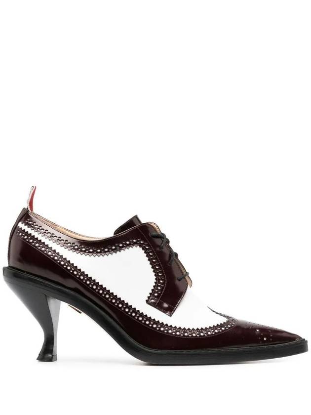 Soft Spazzolato Curved Heel Loafers Brown - THOM BROWNE - BALAAN 1