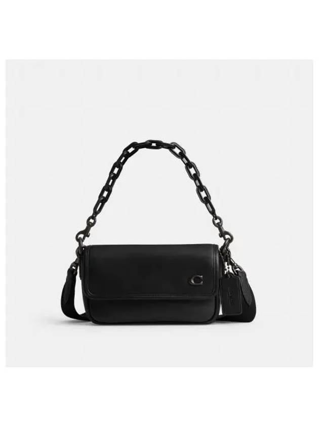 Charter Flab Wrap Crossbody 18 CR754 BLK - COACH - BALAAN 1