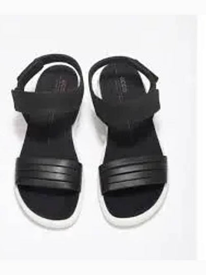 Flowt Strap Sandals Black - ECCO - BALAAN 2