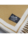 Camel Horse Wool Cashmere Blanket - HERMES - BALAAN 4