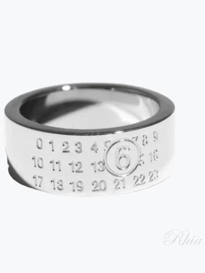 Men's Numeric Minimal Signature Ring Silver - MAISON MARGIELA - BALAAN 2