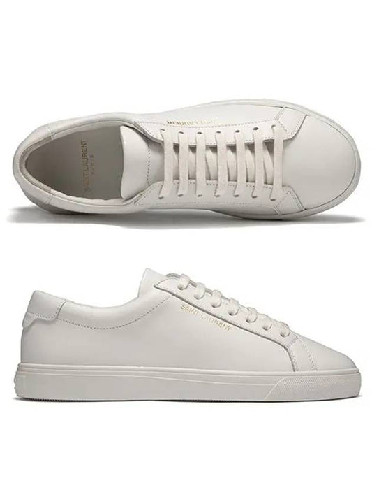 Women's Andy Low Top Sneakers White - SAINT LAURENT - BALAAN 2