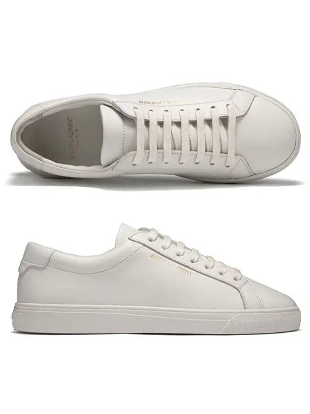 Women's Andy Low Top Sneakers White - SAINT LAURENT - BALAAN 3