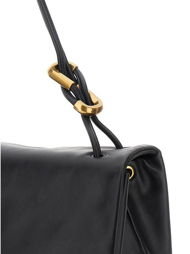 'Dual Large' Black Shoulder Bag With Logo Applied On The Back In Leather Woman - MARC JACOBS - BALAAN 5