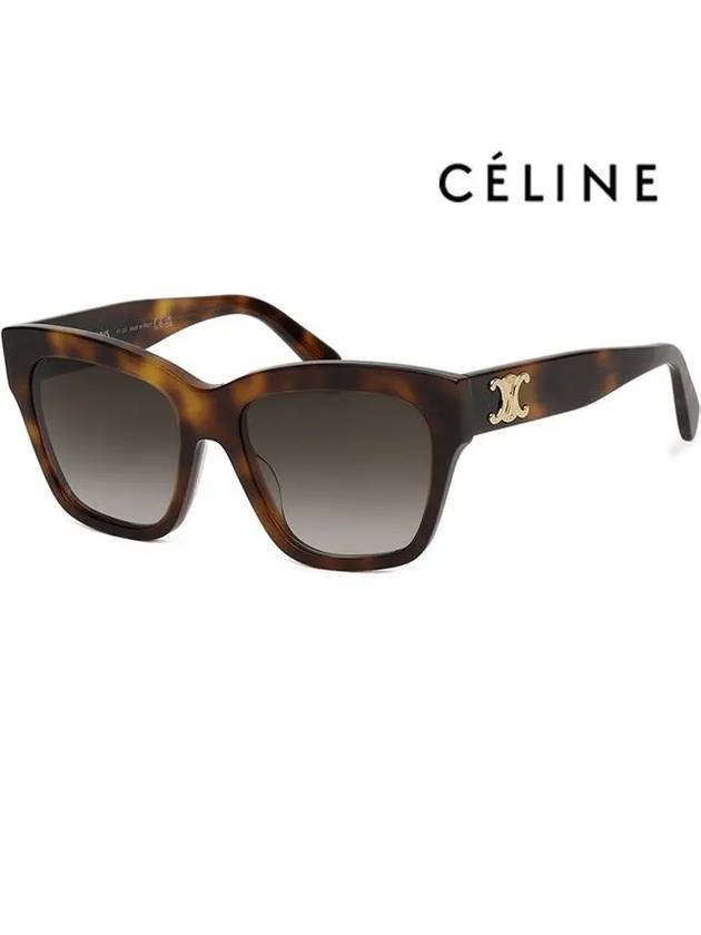 Eyewear Triomphe Square Sunglasses Havana - CELINE - BALAAN 8