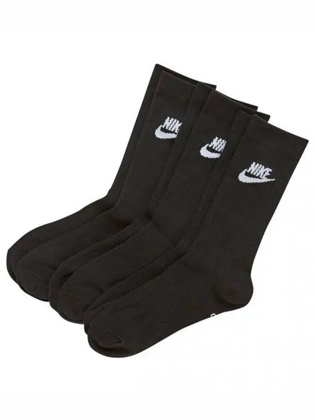 Everyday Essentials 3 Pack Socks Black - NIKE - BALAAN 2