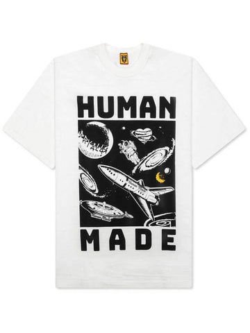 (HUMAN MADE) GRAPHIC T-SHIRT 14 - HM27TE014 WHITE - HUMAN MADE - BALAAN 1