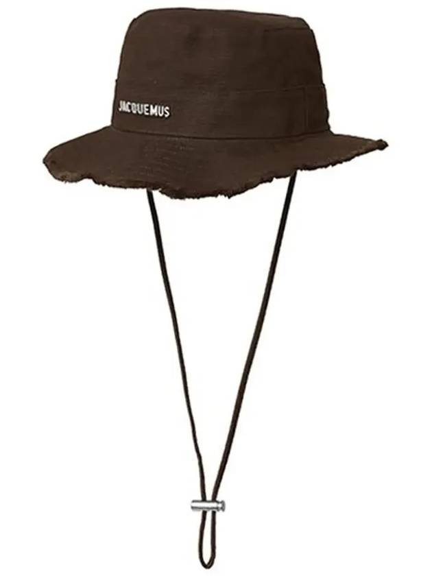 Le Bob Artichaut Cotton Bucket Hat Brown - JACQUEMUS - BALAAN 5