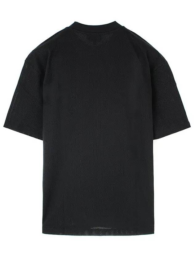 Moran Openwork Short Sleeve T-Shirt Black - A.P.C. - BALAAN 3