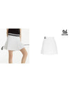 Pleated Back Banding Skirt Shorts DE2WPH342WH - DUVIK - BALAAN 7