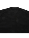 Women's Heart Waffen Wool Cardigan AZ P1N007 051 BLACK - COMME DES GARCONS - BALAAN 8