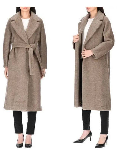 Zucchero Wool Alpaca Single Coat Light Brown - MAX MARA - BALAAN 2