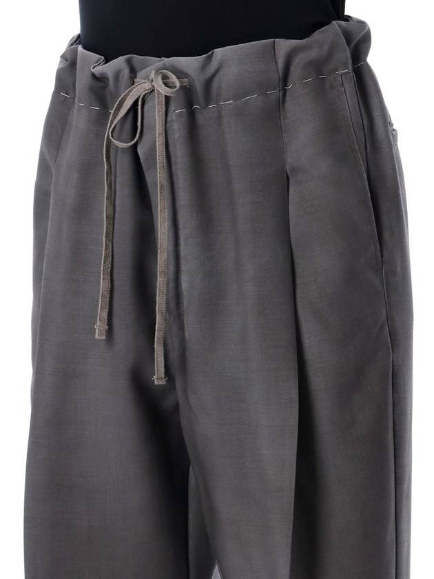 Maison Margiela Wool Mohair Trousers - MAISON MARGIELA - BALAAN 3