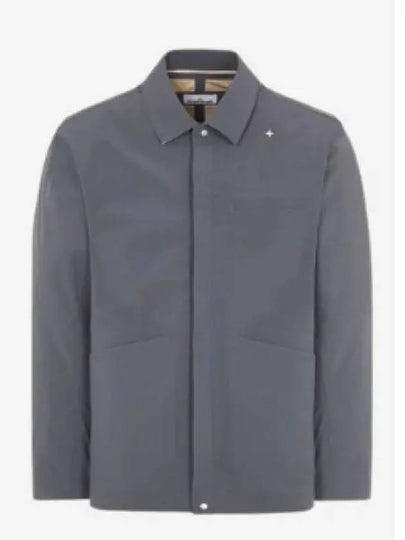 Stellina 3L Nylon Shirt Jacket Grey - STONE ISLAND - BALAAN 2