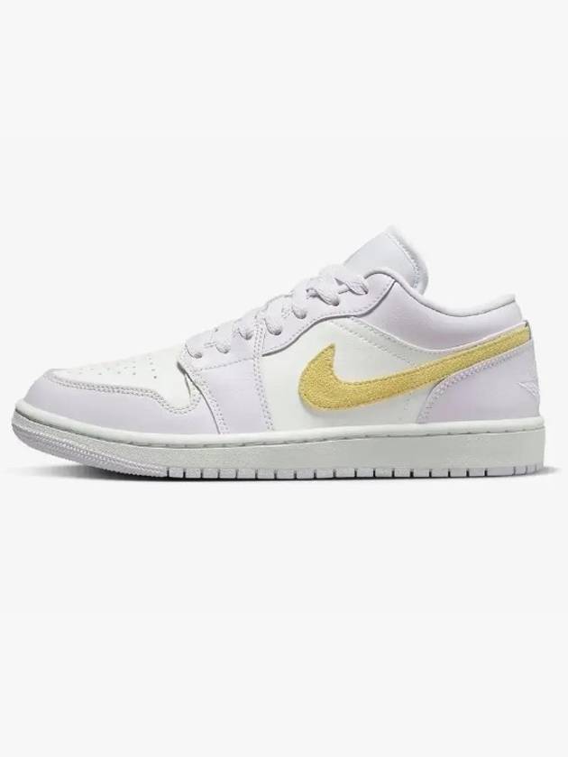 Women's Air Jordan 1 Low Barely Grape Lemon Wash DC0774 501 - NIKE - BALAAN 1