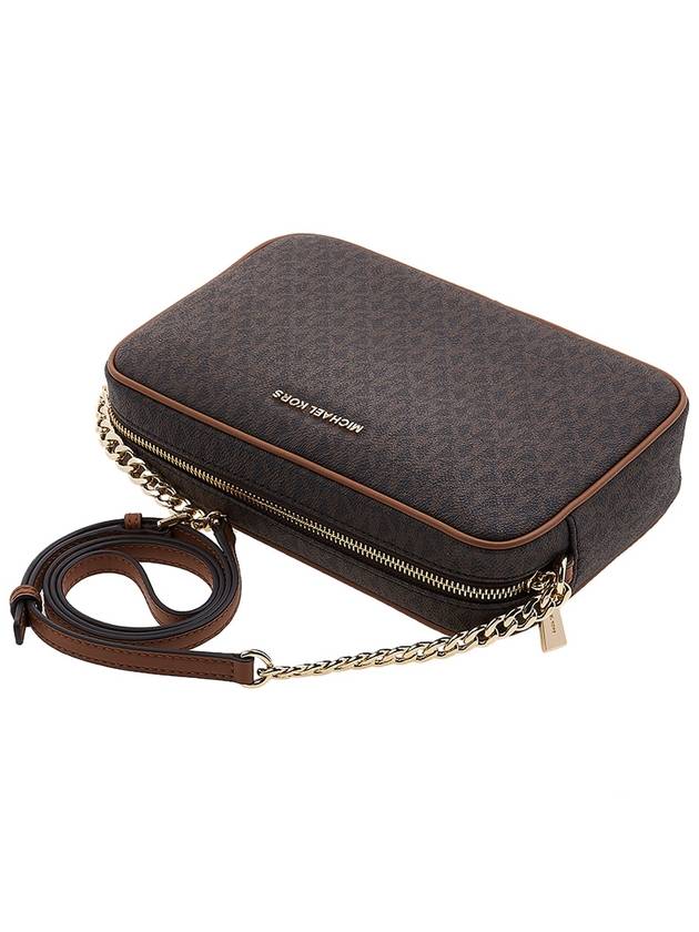 Jet Set Chain Cross Bag Brown - MICHAEL KORS - BALAAN 5