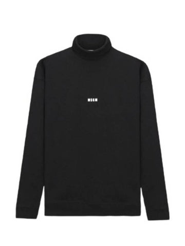 Micro Logo Sweatshirt Black - MSGM - BALAAN 1