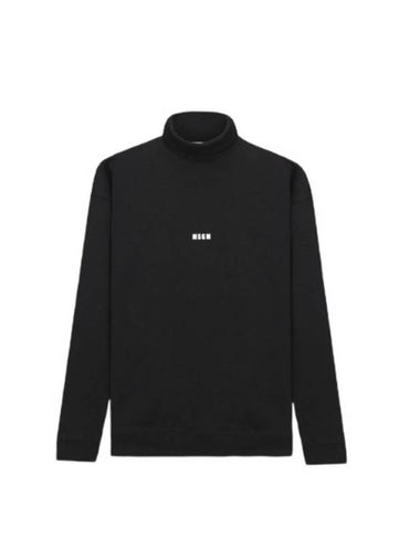 Micro Logo Sweatshirt Black - MSGM - BALAAN 1