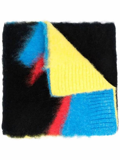 Anagram Patch Color Block Intarsia Muffler - LOEWE - BALAAN 2