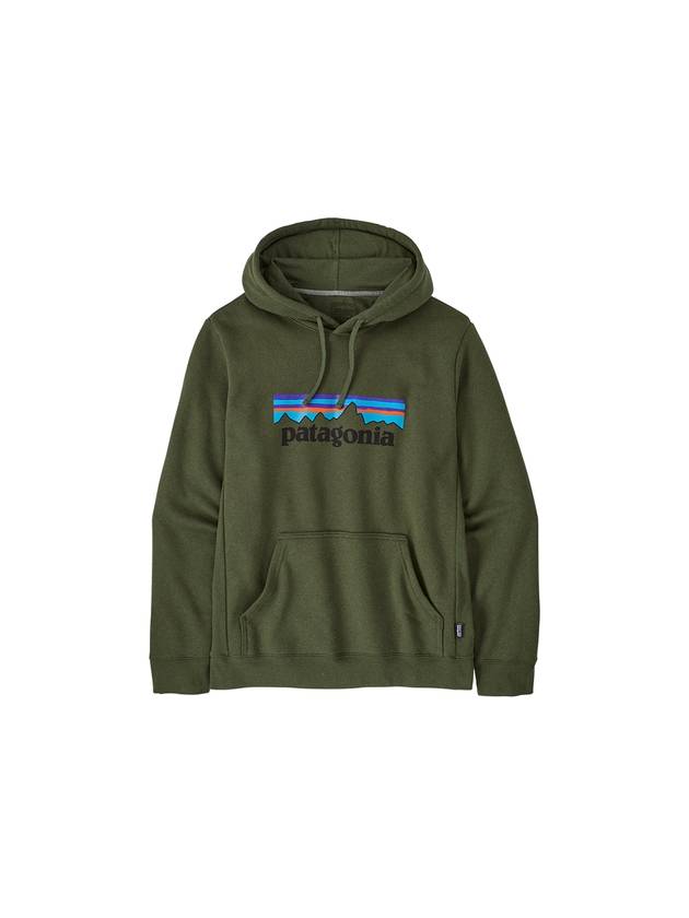 P 6 Logo Uprisal Hoodie Green - PATAGONIA - BALAAN 2