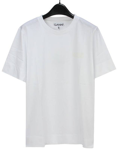 Software Logo Short Sleeve T-shirt White - GANNI - BALAAN 2