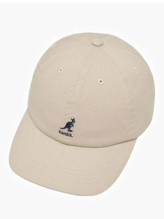 K5165HT KHAKI washed ball cap - KANGOL - BALAAN 3