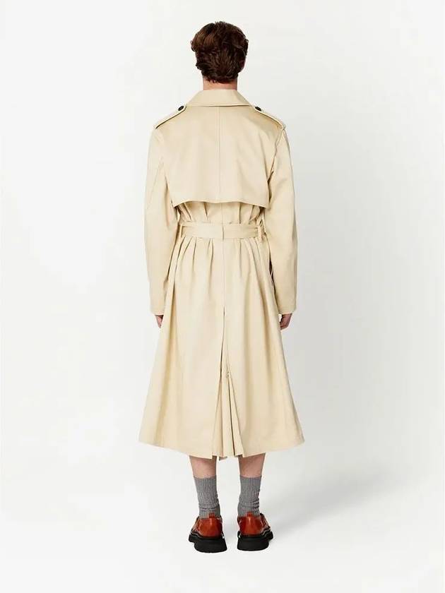 Belted Trench Coat Vanilla - AMI - BALAAN 6