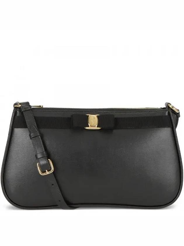 Vara Bow Shoulder Bag Black - SALVATORE FERRAGAMO - BALAAN 2