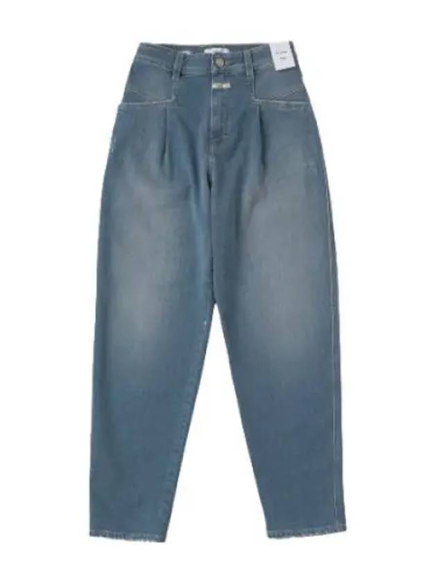 High waist cropped denim pants blue jeans - CLOSED - BALAAN 1