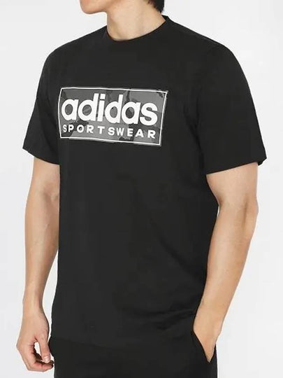 Camo Linear Graphic Short Sleeve T-Shirt Black - ADIDAS - BALAAN 2