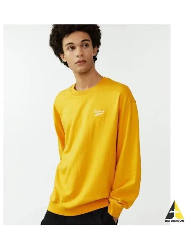 Vector Essential Sweatshirt Yellow - REEBOK - BALAAN 1