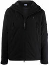 Men's Protech Lens Down Hooded Jacket Black - CP COMPANY - BALAAN 3