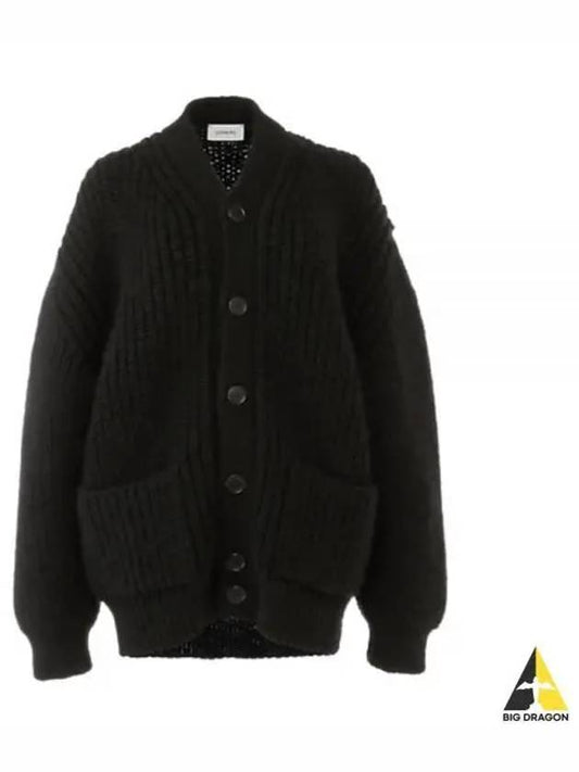 Chunky Cardigan Black - LEMAIRE - BALAAN 2