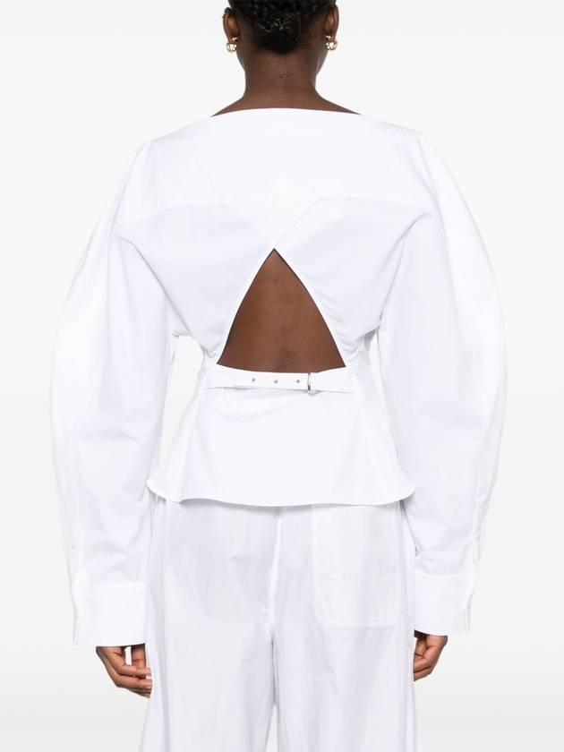 La Chemise Barco Shirt White - JACQUEMUS - BALAAN 5