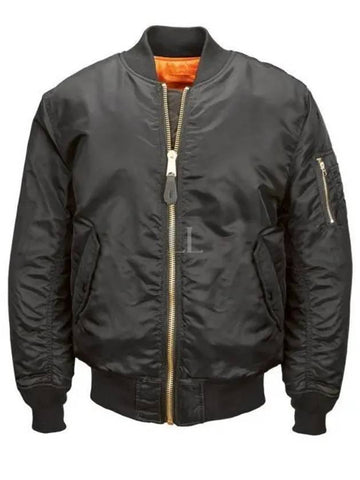 MA 1 Men s Double sided Padded Bomber Jacket MJM21000C1 100101 03 BLACK - ALPHA INDUSTRIES - BALAAN 1