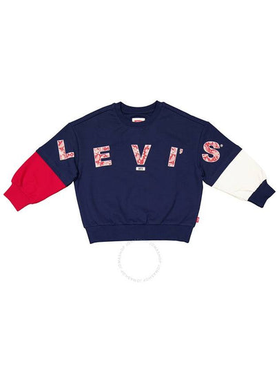 Levi's Boys Colorblock Pullover Jumper - Blue, Size 4 - LEVI'S - BALAAN 2