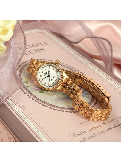 Watch Antique Touch Rose Gold Swiss European Roman Numerals - ROSEMONT - BALAAN 2