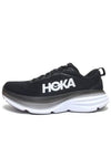 Bondi 8 Low Top Sneakers Black White - HOKA ONE ONE - BALAAN 2