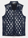 Men s Quilted Polished Nylon Merino Wool Lined Puffer Vest - G/FORE - BALAAN 1