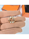 Twilly scarf ring Mini Bolduc Twilly ring gold color H603652S 00 - HERMES - BALAAN 6