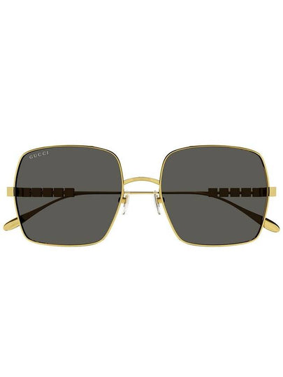 Square Metal Sunglasses Gold - GUCCI - BALAAN 2