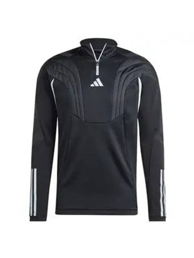 Tiro 23 Winterized Long Sleeve Shirt Black - ADIDAS - BALAAN 1