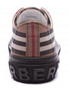 Jack Vintage Check Cotton Low-Top Sneakers Burch Brown - BURBERRY - BALAAN 5