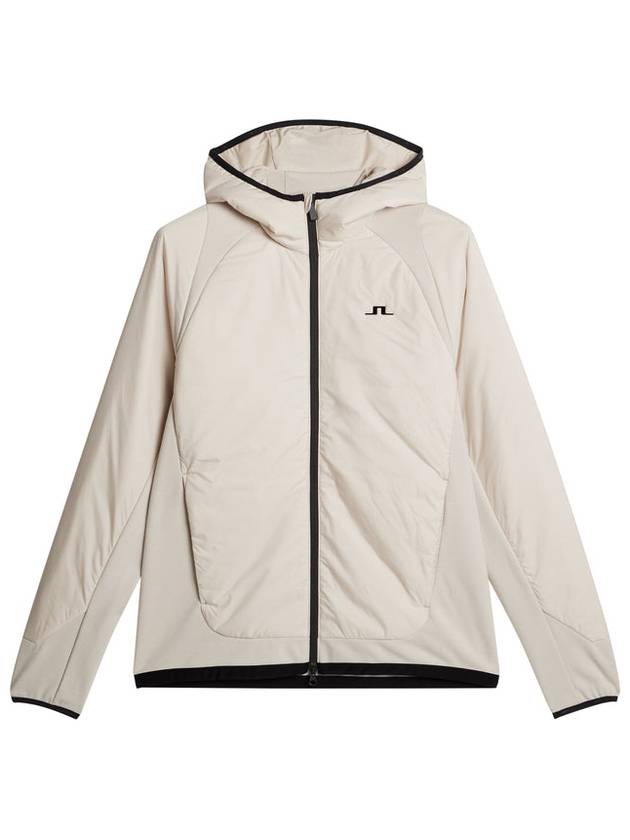 Shawn Hybrid Hooded Jacket Moonbeam - J.LINDEBERG - BALAAN 1