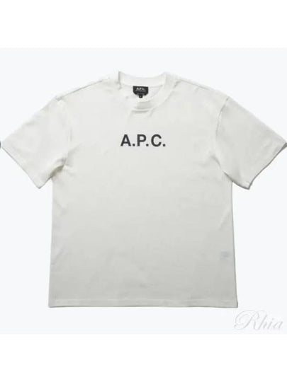 Moran Openwork Short Sleeve T-Shirt White - A.P.C. - BALAAN 2