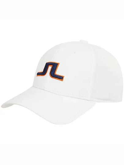 Anga Embroidered Logo Ball Cap White - J.LINDEBERG - BALAAN 2